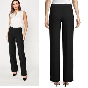 Elie Tahari straight leg Professional Dress PANT size 4 black.